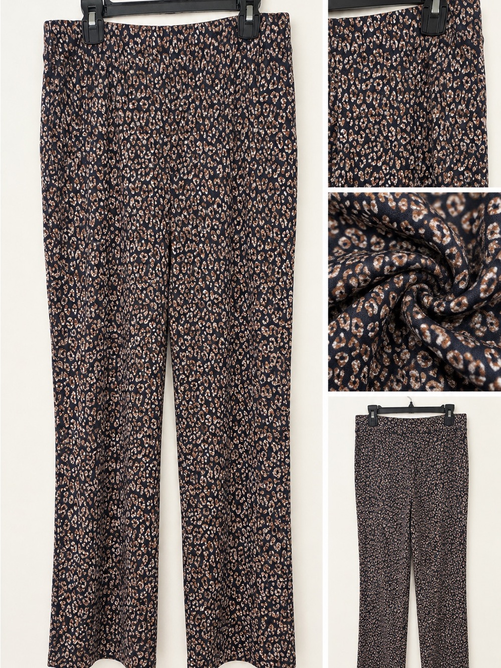 ✨ Chico’s Fabulously Slimming™ Leopard Ankle Pants – Size 12/L